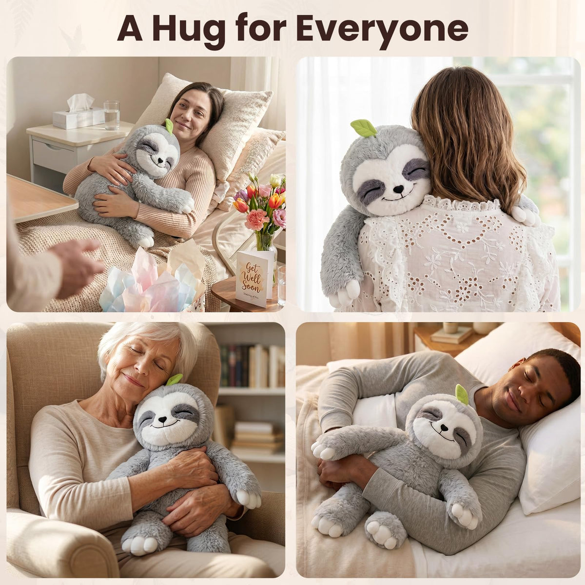 Coziqo Cozy Sloth — Heatable Weighted Comfort Plush