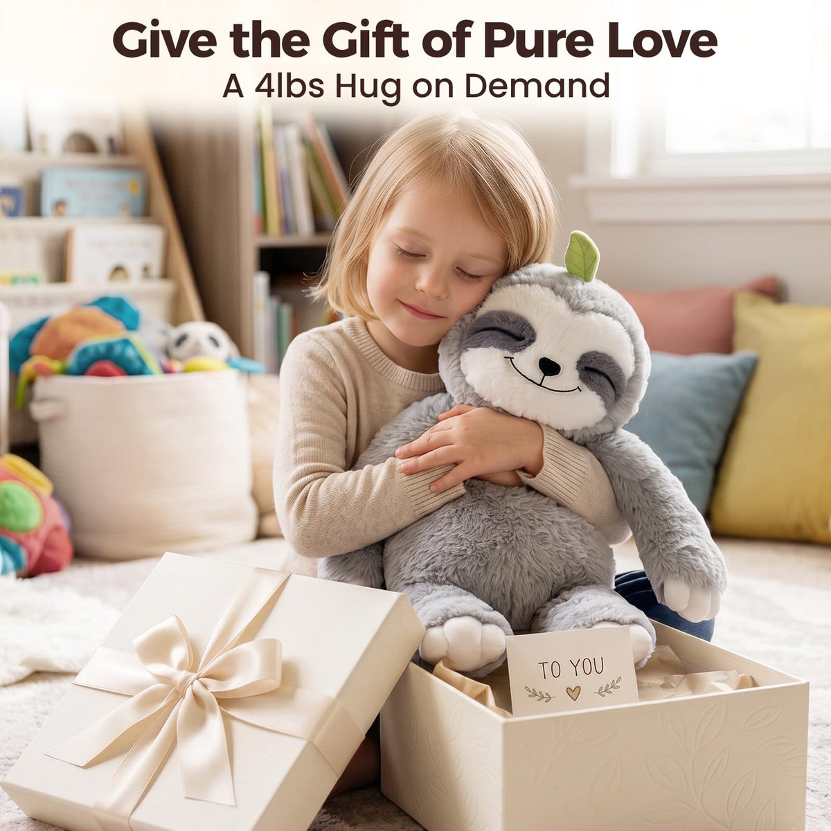Coziqo Cozy Sloth — Heatable Weighted Comfort Plush